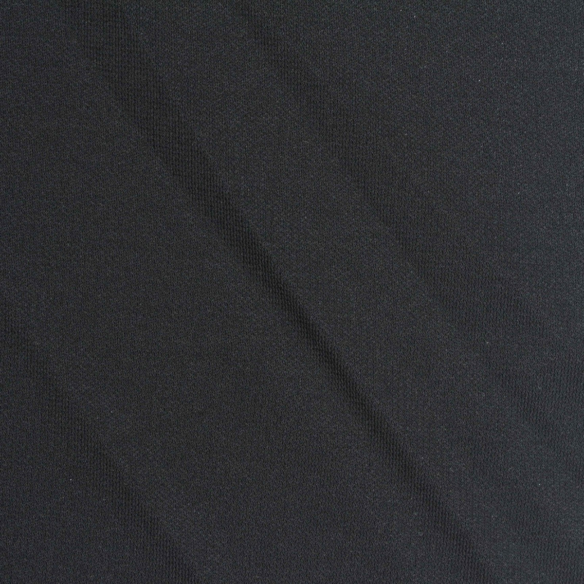 100% Polyester ITY Knit Fabric, 220 gsm, 150 cm — Black