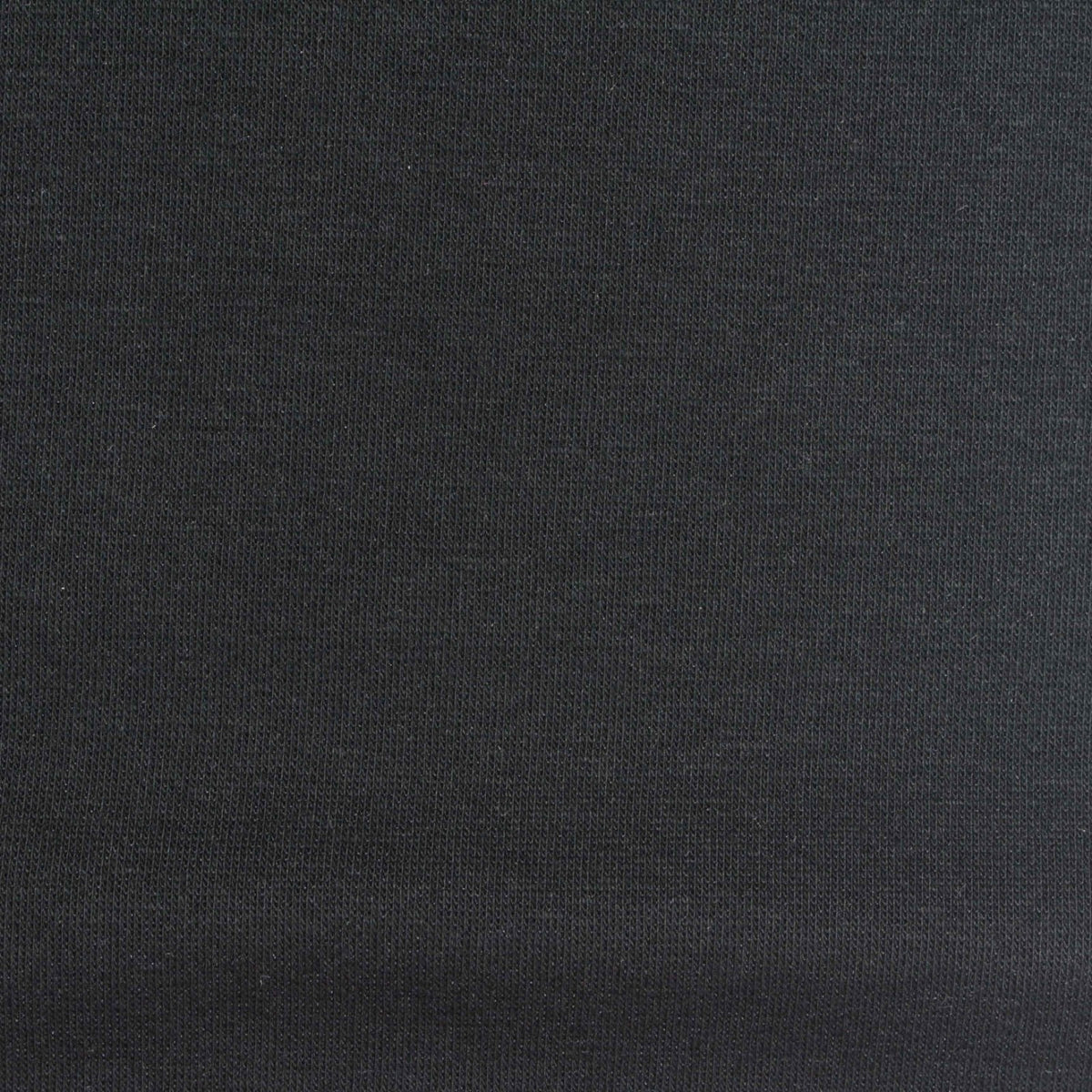 Cotton Polyester Stretch Scuba Knit Fabric, 330 gsm, 155 cm — Black