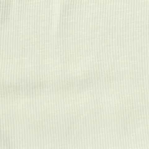 Slub Viscose Cotton Stretch Rib Knit Fabric, 220 gsm, 125 cm — Beige