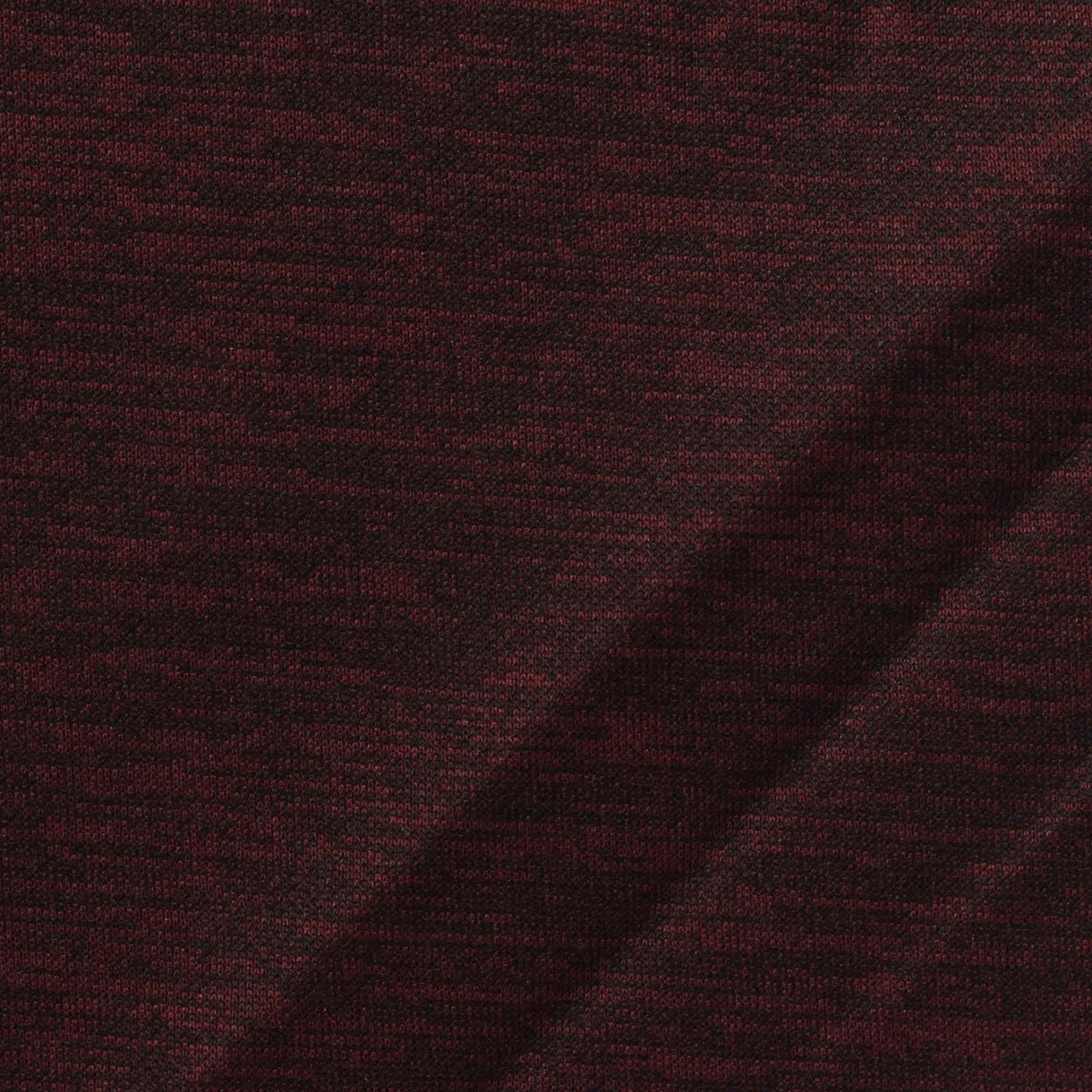 Dark Red Marl Fleece, Polyester, 220 gsm