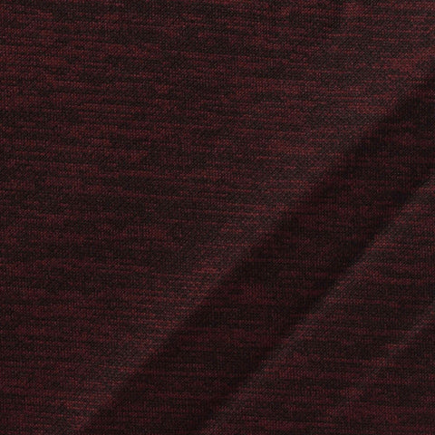 Dark Red Marl Fleece, Polyester, 220 gsm