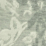 Grey Floral Pointelle Knit, Viscose-Poly — texture