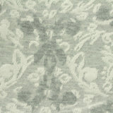 Grey Floral Pointelle Knit, Viscose-Poly