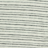 White Horizontal-Stripe Jersey Knit
