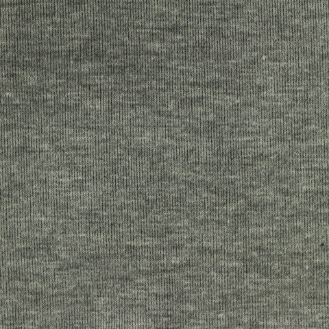 Grey Marl Scuba Knit, Cotton-Poly, 260 gsm