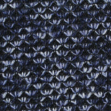 Blue Geometric Chunky Knit, Polyester — texture