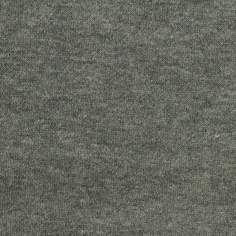 Heather Grey Marl French Terry, Poly-Cotton, 240 gsm