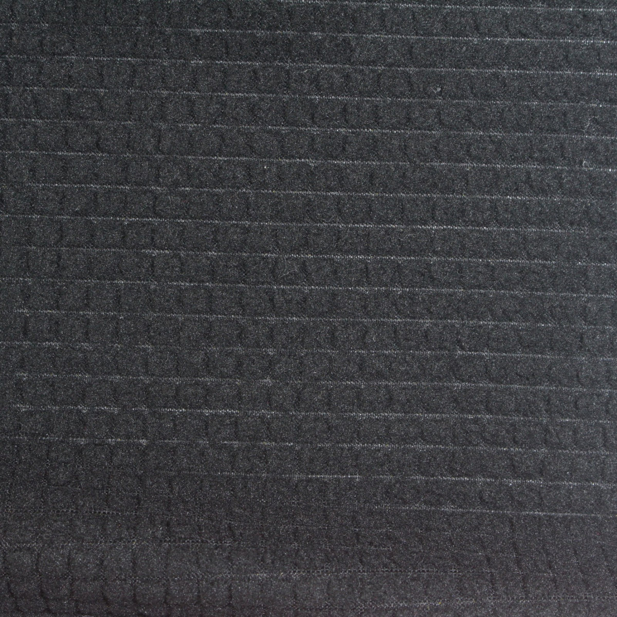 Dark Grey Grid Fleece, Polyester, 170 gsm