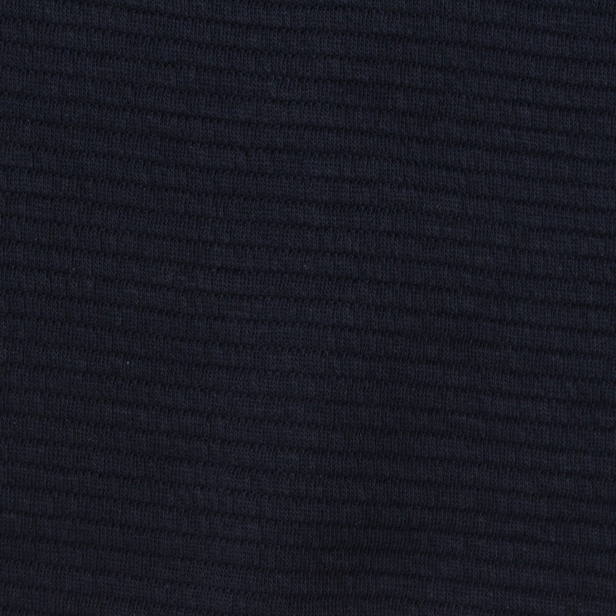 Cotton Polyester Stretch Knit Fabric, 250 gsm, 160 cm — Navy