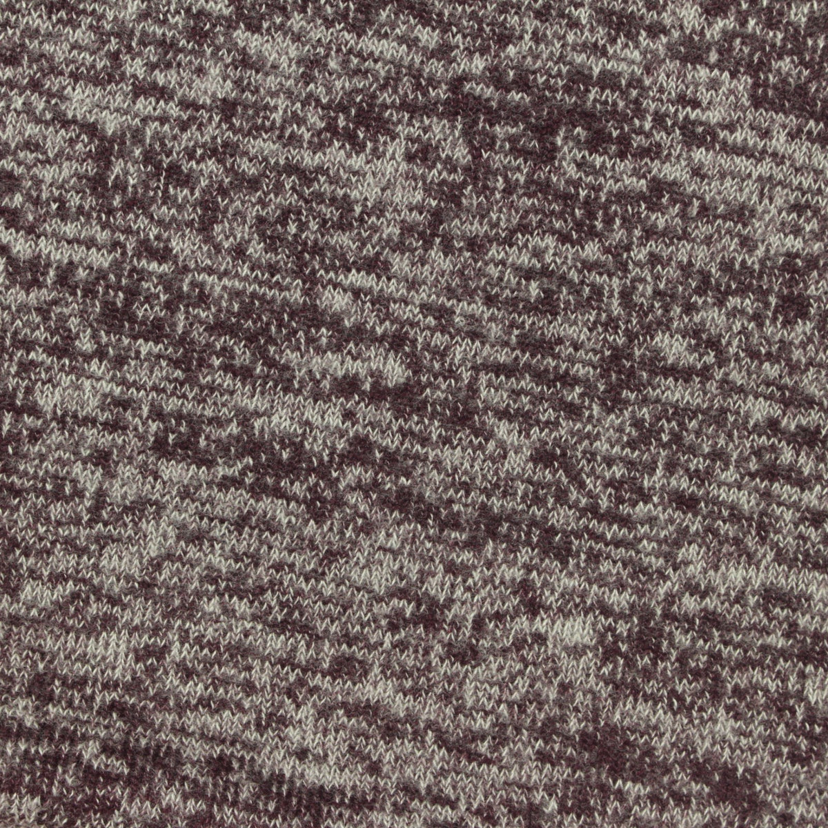 Dark Brown Marl Chunky Knit, Poly-Viscose, 220 gsm