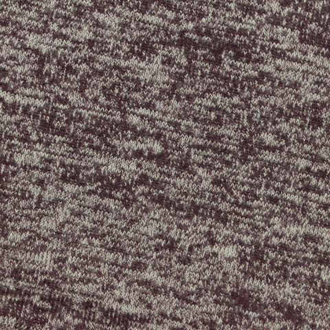 Dark Brown Marl Chunky Knit, Poly-Viscose, 220 gsm