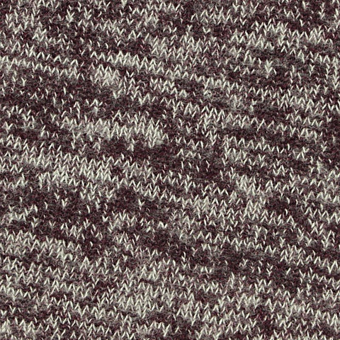 Dark Brown Marl Chunky Knit, Poly-Viscose, 220 gsm