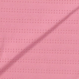 Pink Dots Jersey Knit, Nylon-Spandex — texture