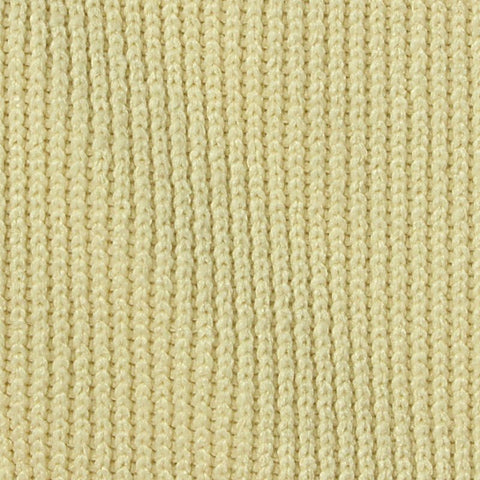 Polyester Stretch Rib Knit Fabric, 380 gsm, 180 cm — Yellow