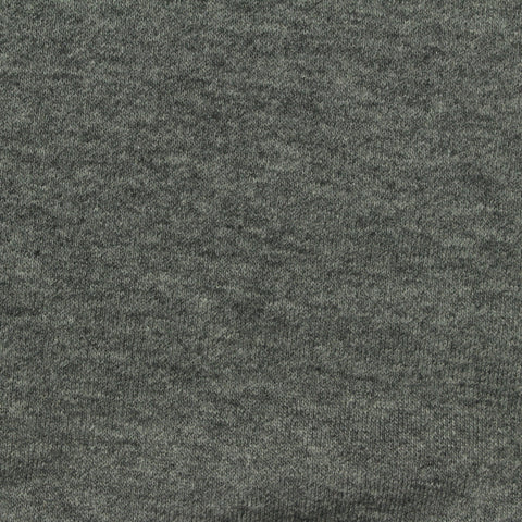 Heather Grey Marl French Terry, Poly-Cotton, 275 gsm