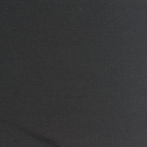 Viscose Nylon Blend Stretch Ponte Knit Fabric, 220 gsm, 160 cm — Black