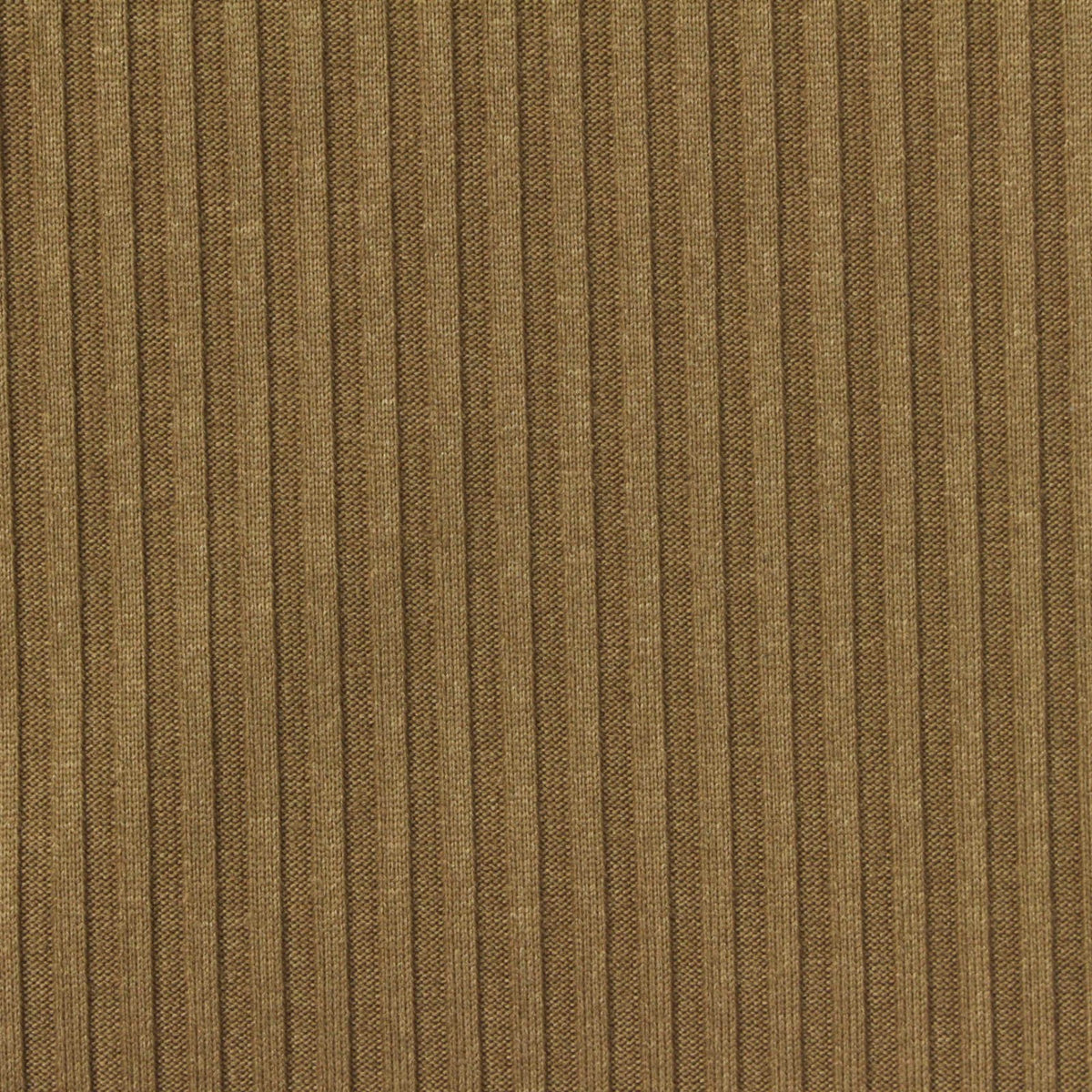 Polyester Stretch Rib Knit Fabric, 220 gsm, 140 cm — Khaki