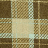 Brown Plaid Chenille, Polyester