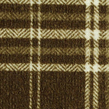 Brown Plaid Chenille, Polyester — texture