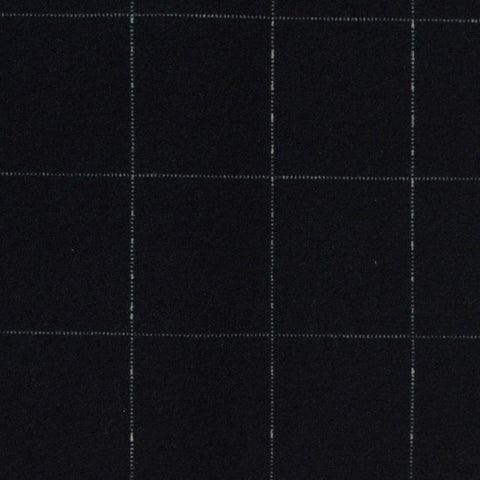 White Check Warp Knit, Polyester, 170 gsm