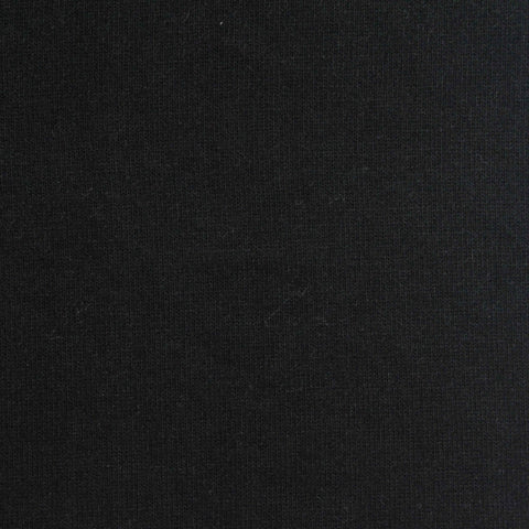 Polyester Viscose Stretch Jersey Knit Fabric, 255 gsm, 163 cm — Black
