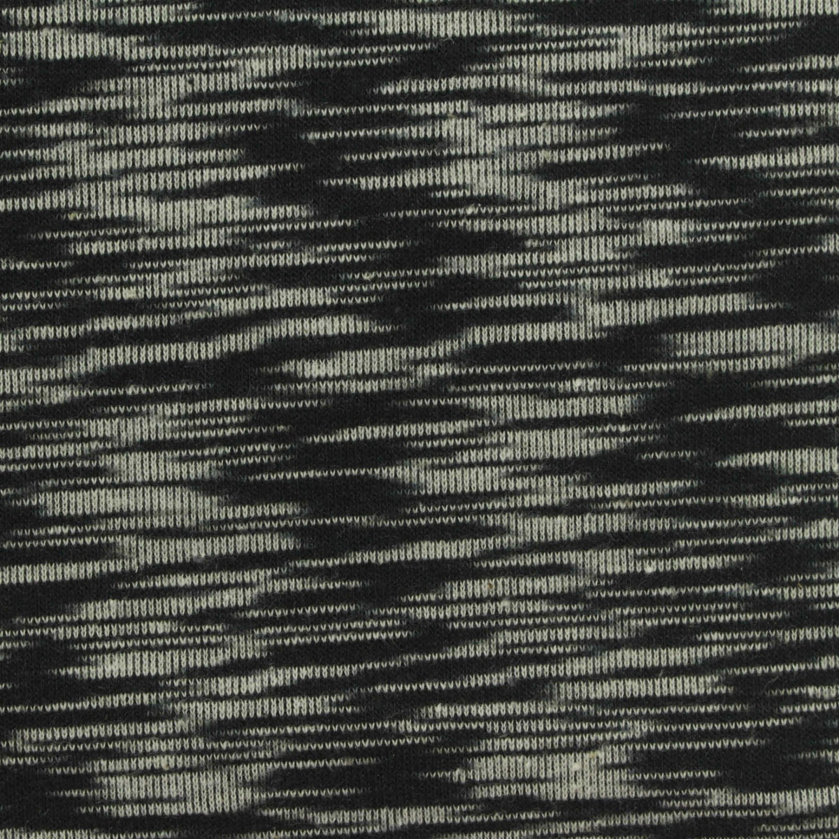 100% Cotton Scuba Knit Fabric, 280 gsm, 150 cm — Black
