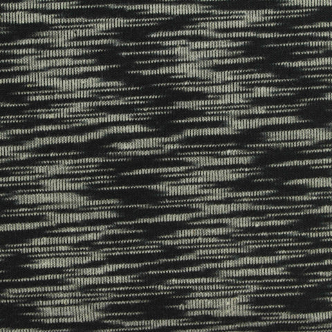 100% Cotton Scuba Knit Fabric, 280 gsm, 150 cm — Black