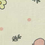 Yellow Flowers Woven, Polyester