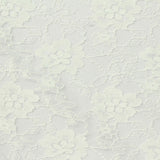 Cream Floral Lace, Polyester