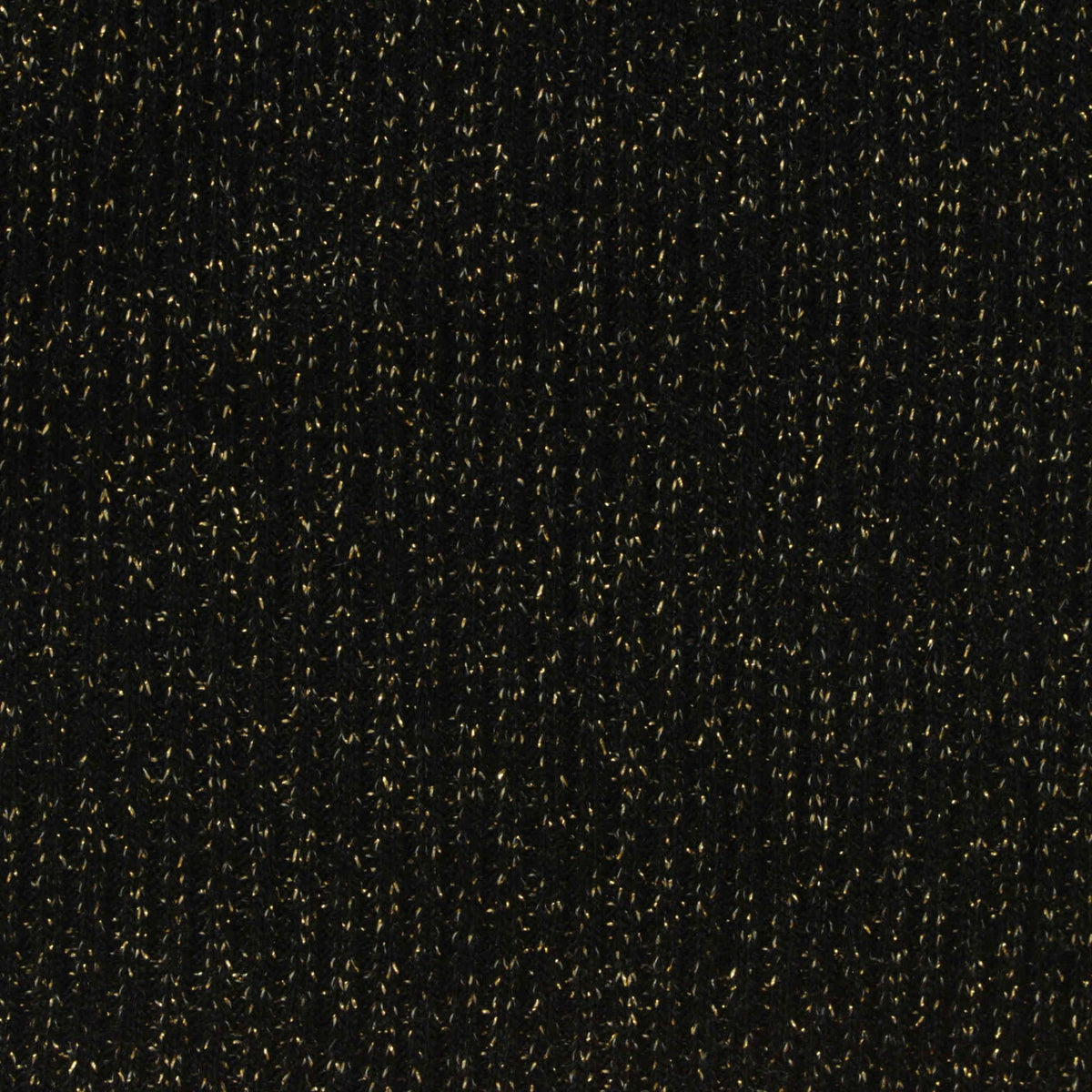 Black Marl Rib Knit, Viscose-Poly, 320 gsm