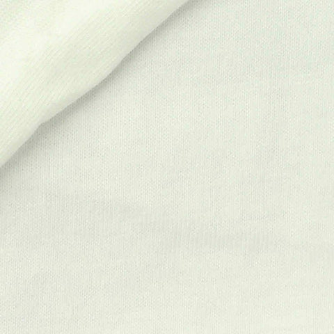 100% Cotton Jersey Knit Fabric, 149 gsm, 150 cm — White