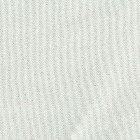 Brushed Polyester Cotton French Terry Fabric, 230 gsm, 168 cm — White