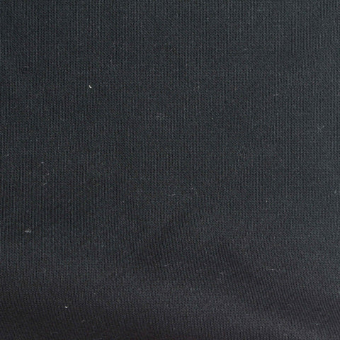 Brushed Cotton Polyester French Terry Fabric, 290 gsm, 175 cm — Navy
