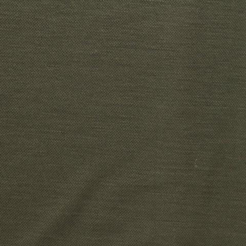 Tencel Lyocell Stretch Piqué Knit Fabric, 240 gsm, 160 cm — Khaki