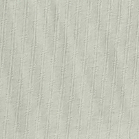 Off-White Tone-on-Tone Rib Knit, Polyester