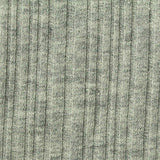 Light Grey Marl Rib Knit, Cotton — texture