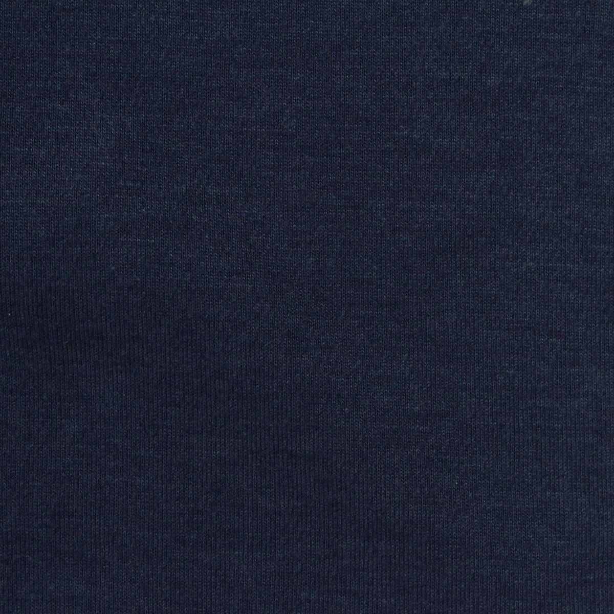 Polyester Cotton Birdseye Knit Fabric, 210 gsm, 180 cm — Navy