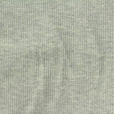 Heather Grey Marl Rib Knit, Cotton-Poly