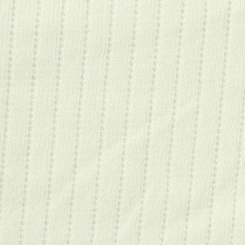 Jacquard Polyester Cotton Stretch Rib Knit Fabric, 300 gsm, 165 cm — Beige