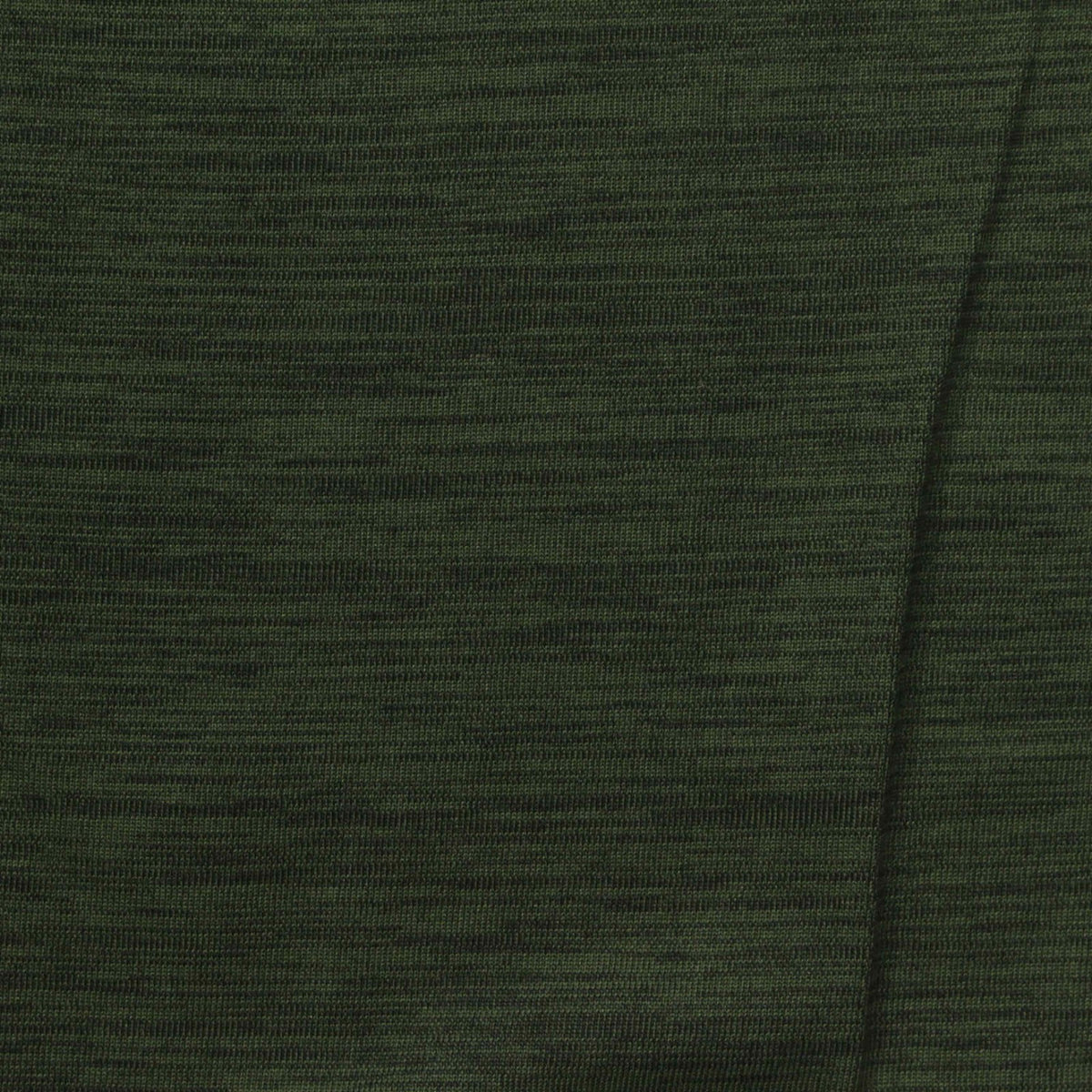 Dark Green Marl Jersey Knit, Polyester, 155 gsm