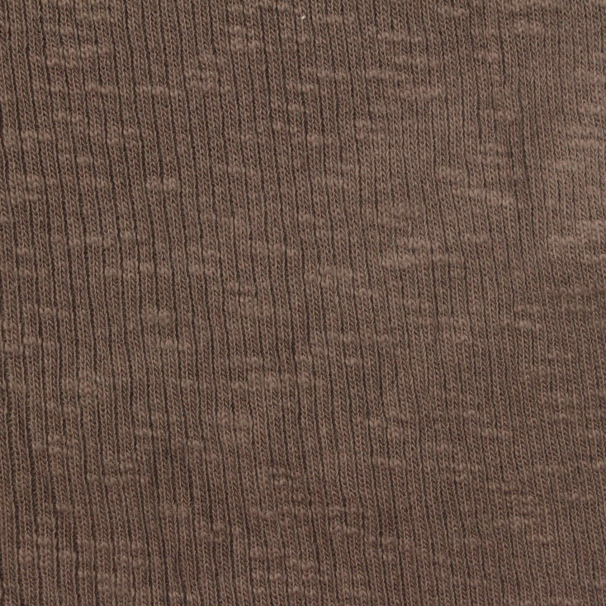 Brown Marl Rib Knit, Cotton