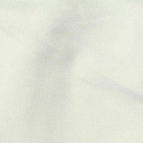 Polyester Stretch Milk Silk Knit Fabric, 200 gsm, 170 cm — White