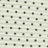 Black Dots Jersey Knit, Polyester — texture