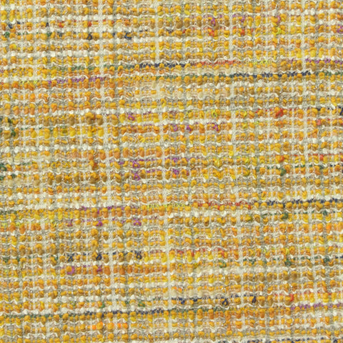 Yellow Check Bouclé, Polyester