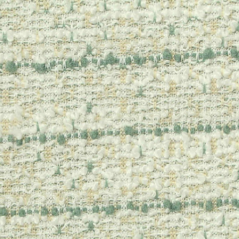 Green Horizontal-Stripe Bouclé, Polyester