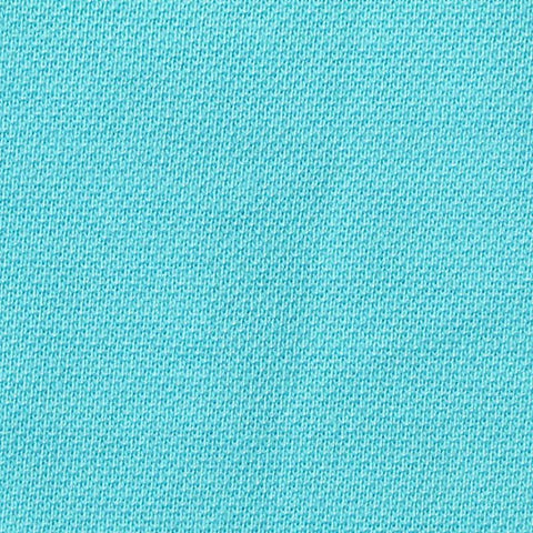 Cotton Polyester Stretch Piqué Knit Fabric, 200 gsm, 160 cm — Blue