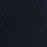 Cotton Stretch Rib Knit Fabric, 250 gsm, 125 cm — Navy