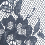 Black Floral Lace, Nylon-Cotton — texture
