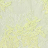 Light Yellow Floral Lace, Nylon