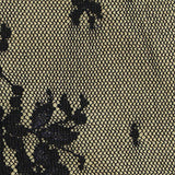 Black Floral Lace — texture